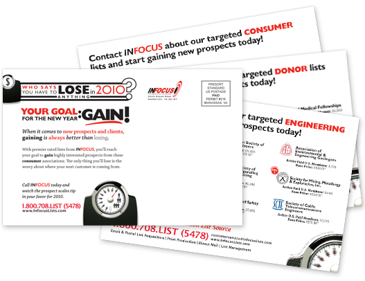 A variable data campaign we sent out in January of 2010.